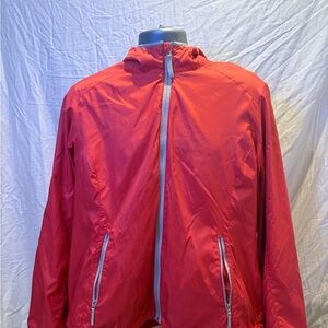 St. John's Bay Vibrant Red Windbreaker